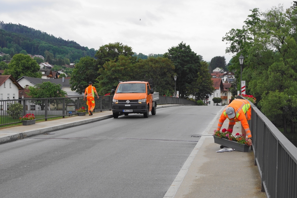 Für blühenden Ort alles vorbereitet