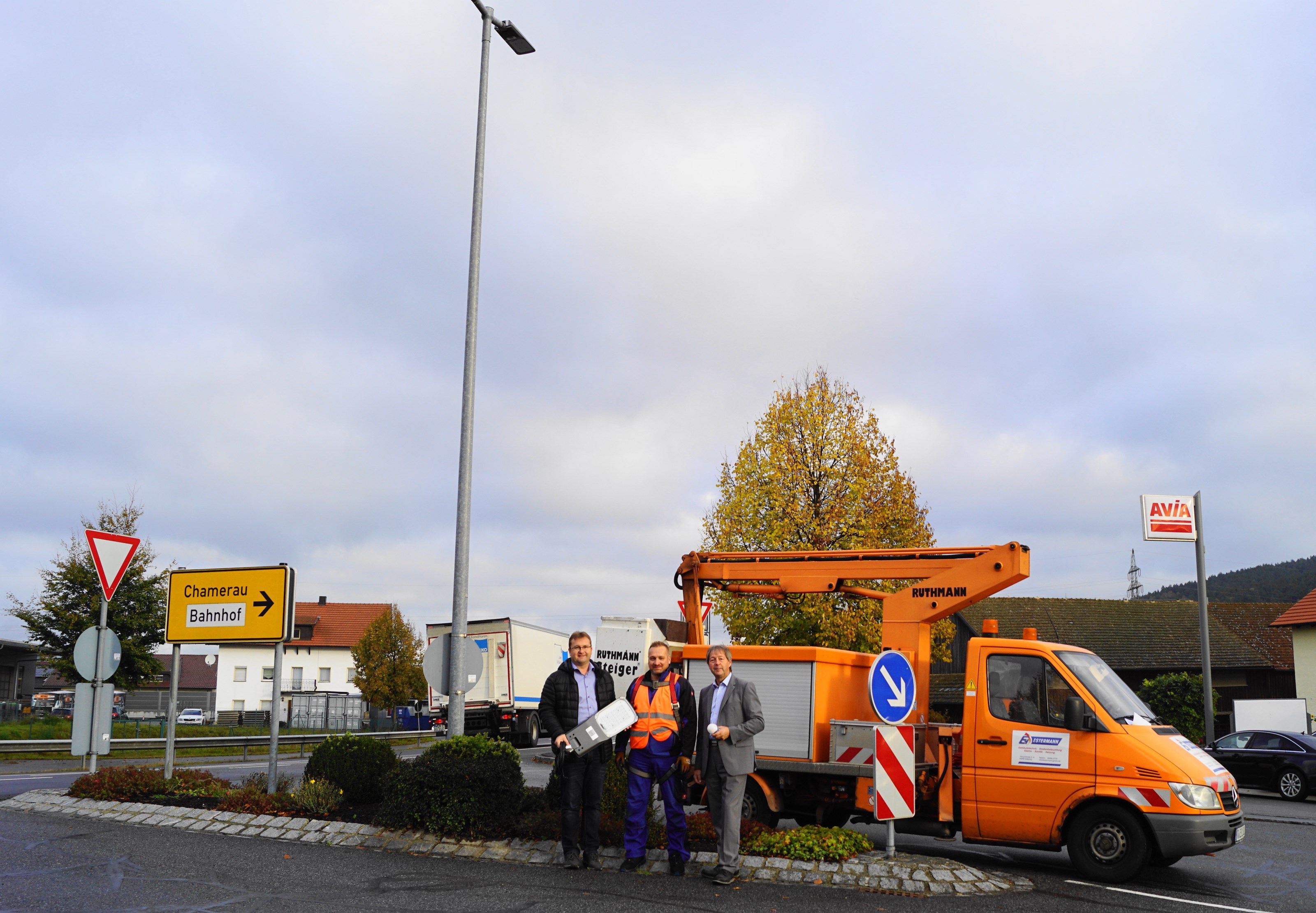 Straßenbeleuchtung modernisiert