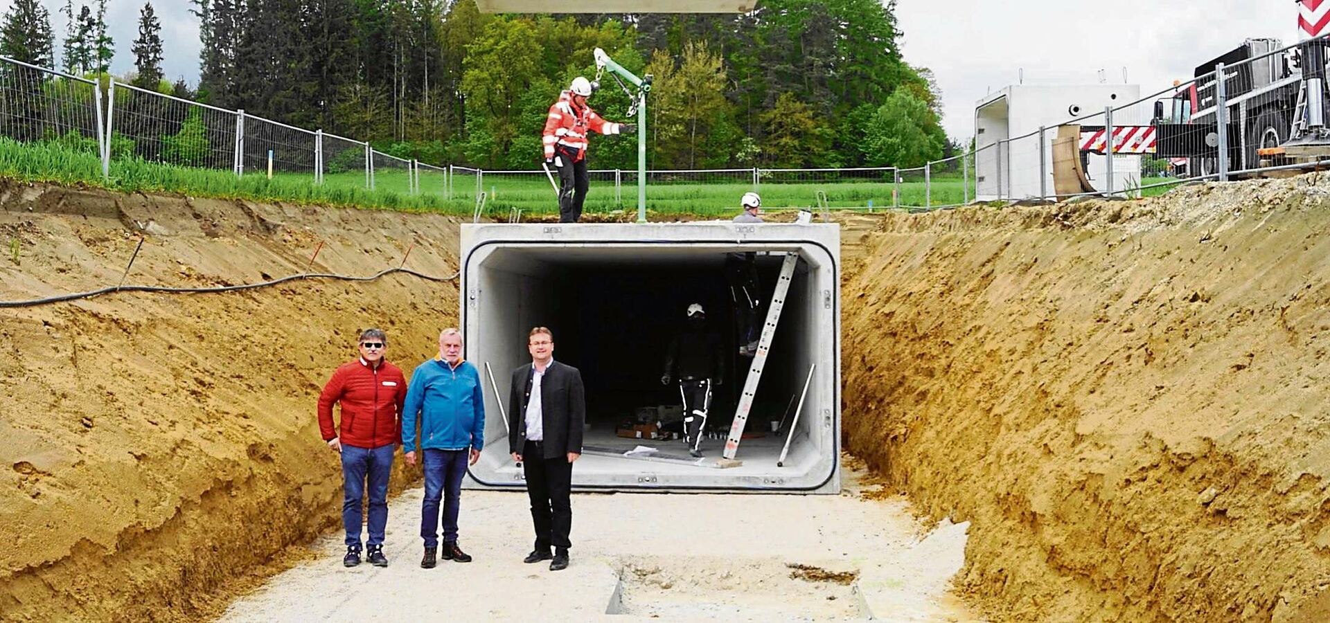 Neue Löschwasserzisterne