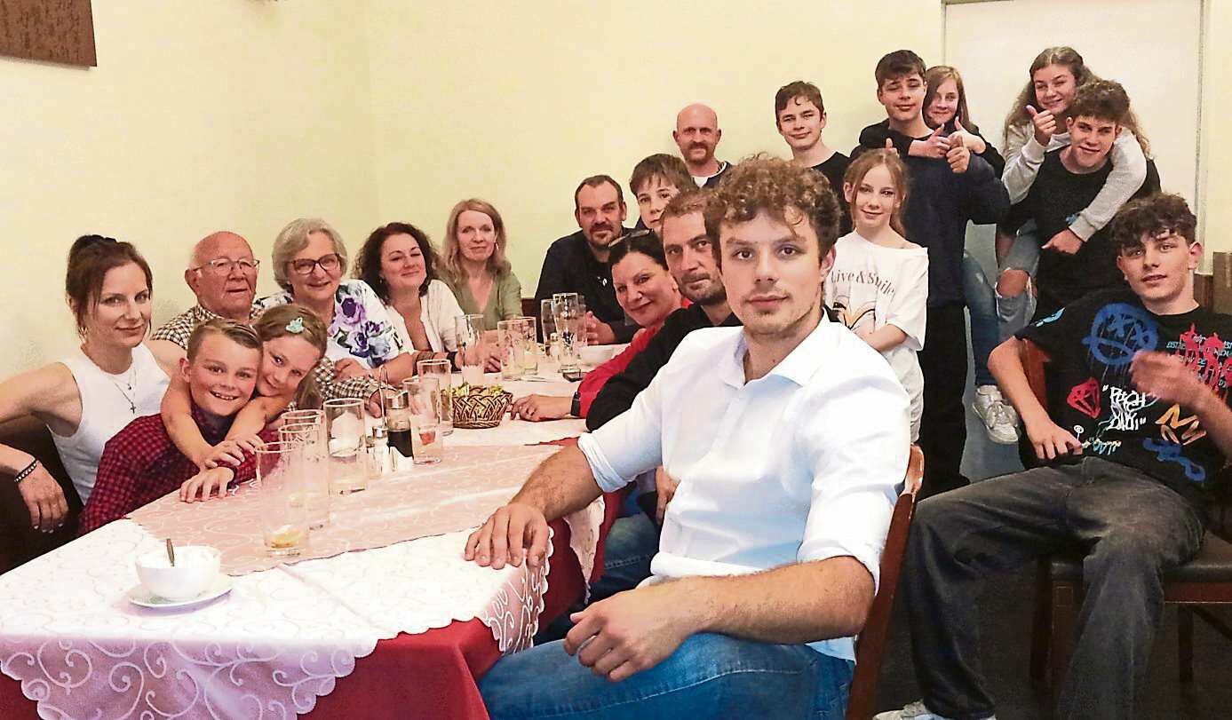 Alle elf Enkel gratulierten