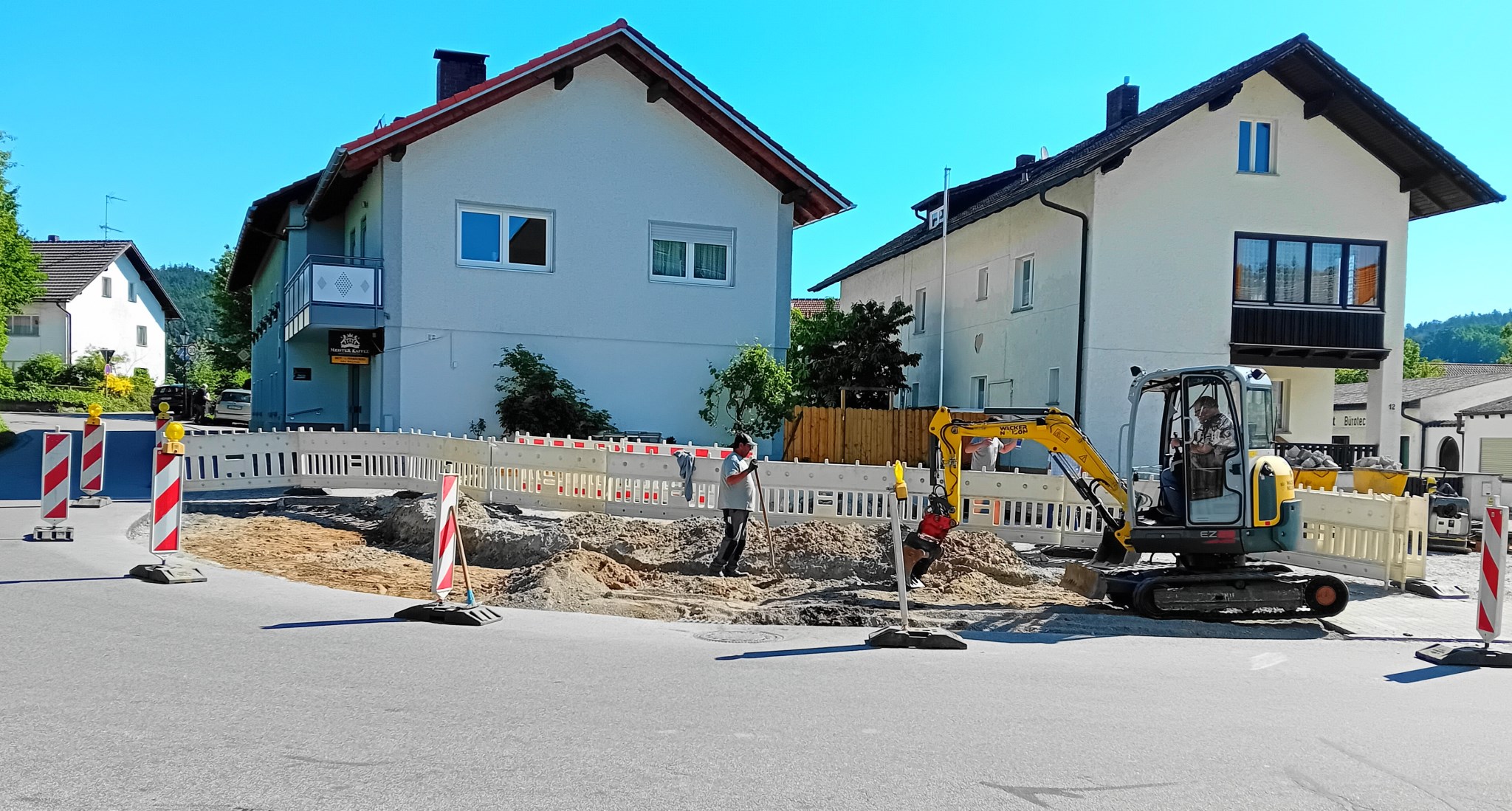 Aufatmen an der Ortsdurchfahrt in Chamerau