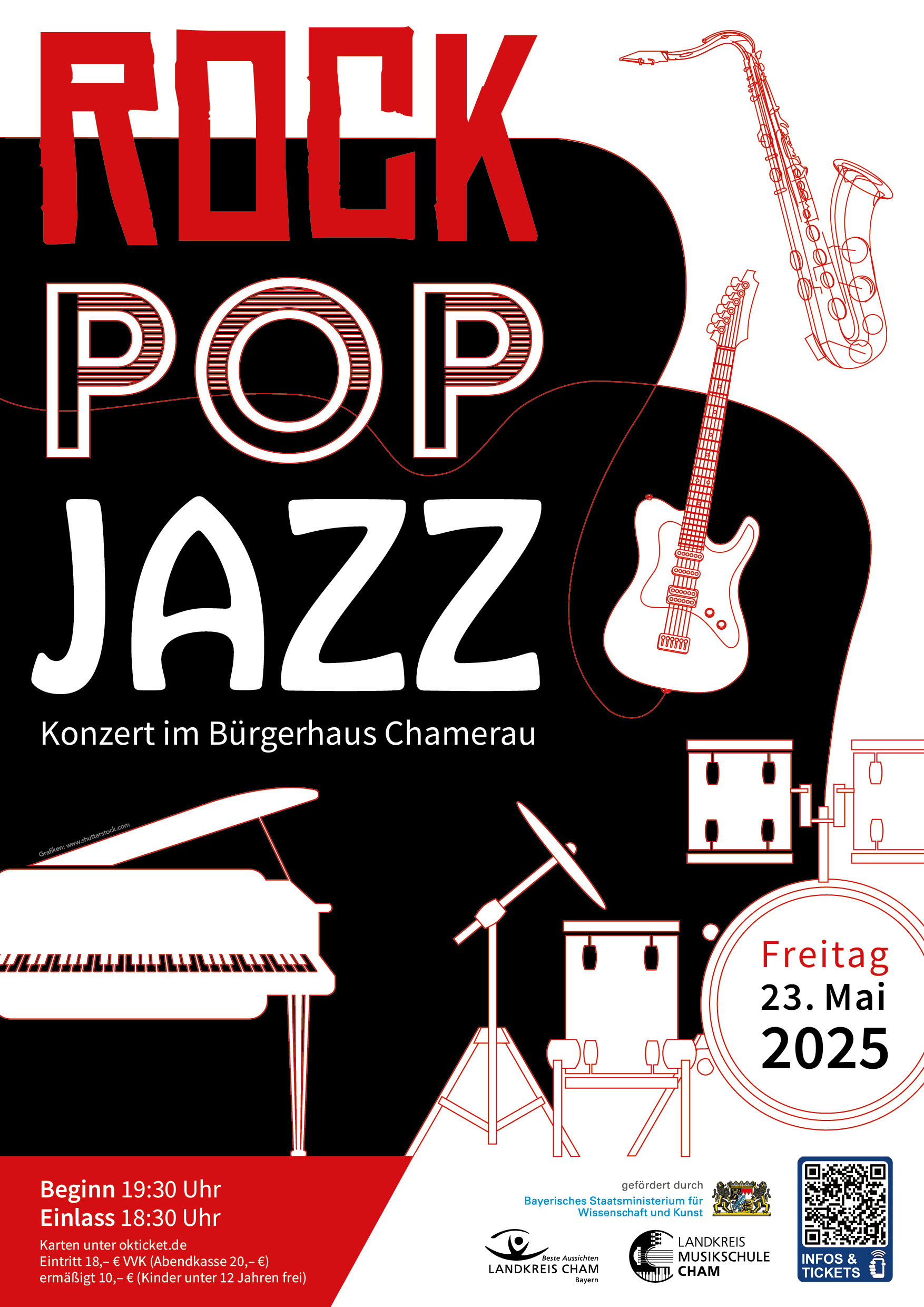 Rock Pop Jazz Konzert Landkreismusikschule Cham