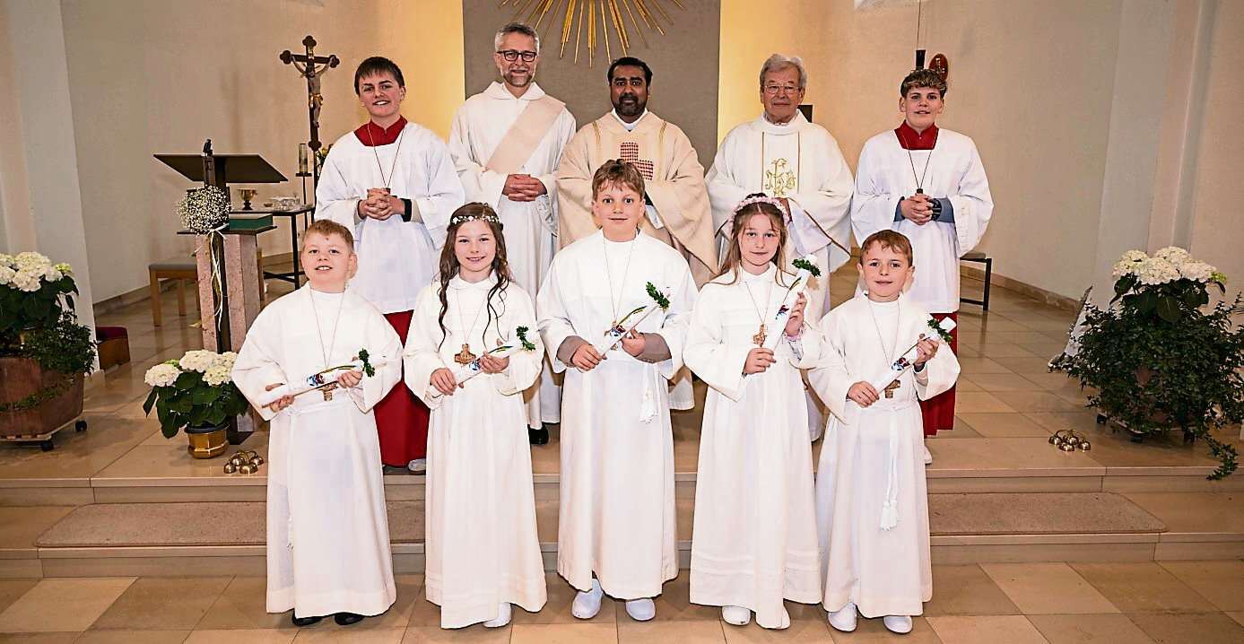 Kommunionkinder Lederdorn